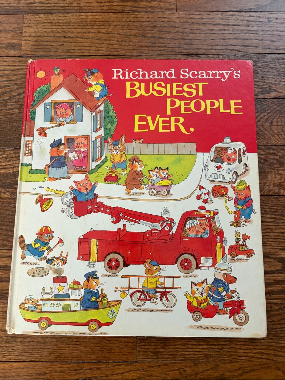 Vintage 1976 Richard Scarry’s Busiest People Ever Hardcover Random House